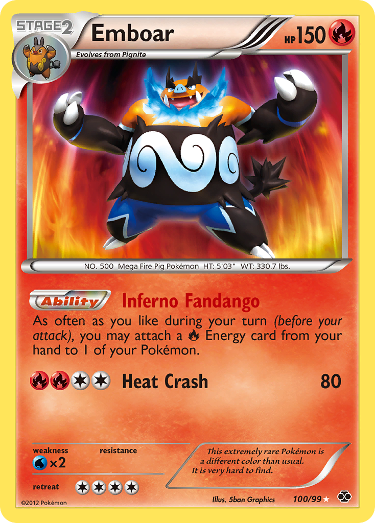 Emboar (100/99) [Black & White: Next Destinies] - Card Brawlers | Quebec | Canada | Yu-Gi-Oh!