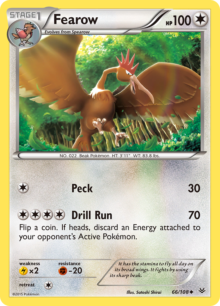 Fearow (66/108) [XY: Roaring Skies] - Card Brawlers | Quebec | Canada | Yu-Gi-Oh!