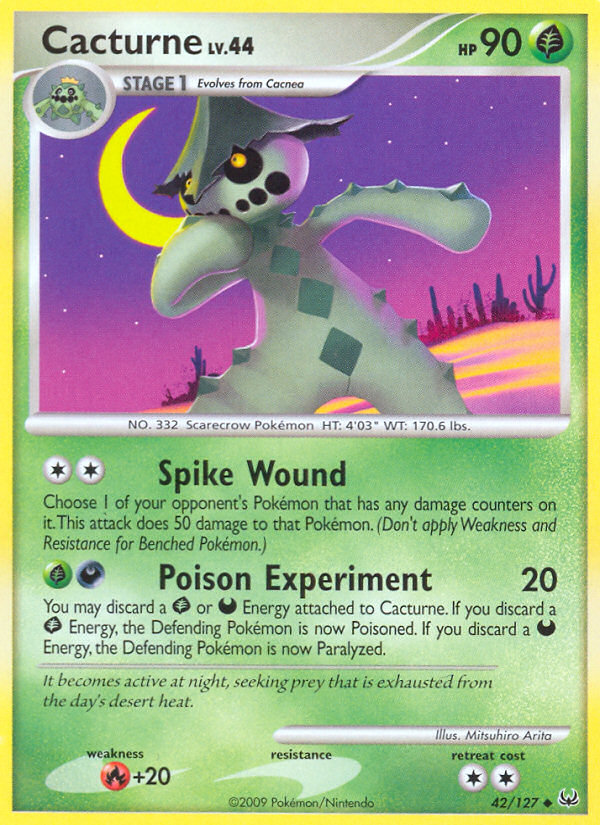 Cacturne (42/127) [Platinum: Base Set] - Card Brawlers | Quebec | Canada | Yu-Gi-Oh!