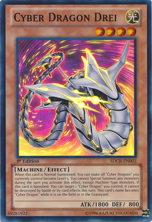 Cyber Dragon Drei [SDCR-EN002] Super Rare - Yu-Gi-Oh! - Card Brawlers | Quebec | Canada |