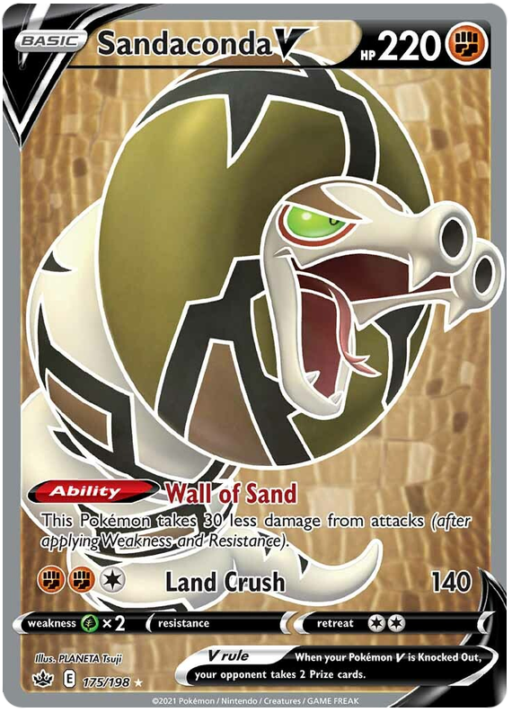 Sandaconda V (175/198) [Sword & Shield: Chilling Reign] - Card Brawlers | Quebec | Canada | Yu-Gi-Oh!