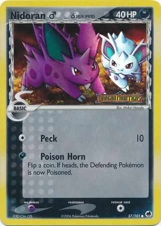 Nidoran (57/101) (Male) (Delta Species) (Stamped) [EX: Dragon Frontiers] - Card Brawlers | Quebec | Canada | Yu-Gi-Oh!