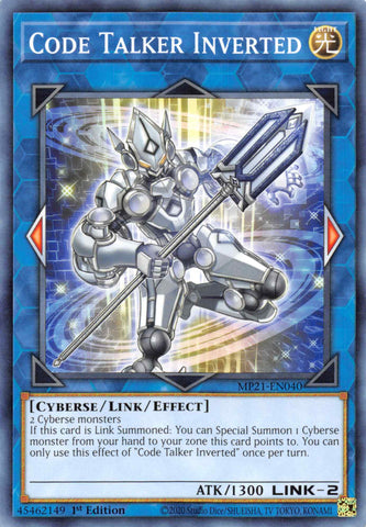 Code Talker Inverted [MP21-EN040] Common - Card Brawlers | Quebec | Canada | Yu-Gi-Oh!