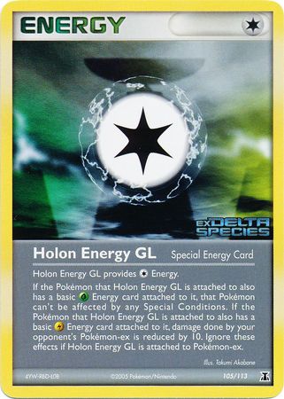 Holon Energy GL (105/113) (Stamped) [EX: Delta Species] - Card Brawlers | Quebec | Canada | Yu-Gi-Oh!
