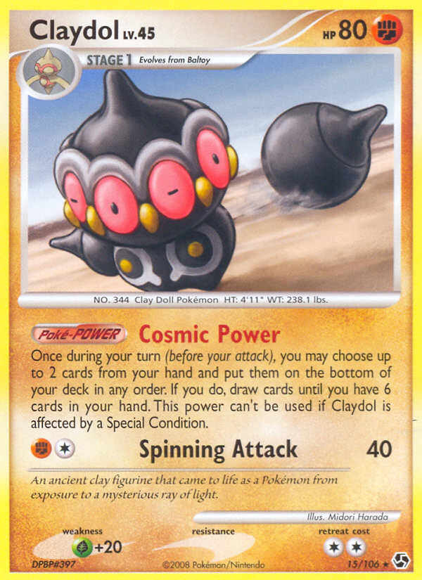 Claydol (15/106) [Diamond & Pearl: Great Encounters] - Card Brawlers | Quebec | Canada | Yu-Gi-Oh!