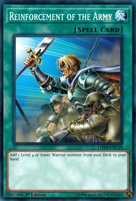 Reinforcement of the Army [LEHD-ENC18] Common - Yu-Gi-Oh! - Card Brawlers | Quebec | Canada |