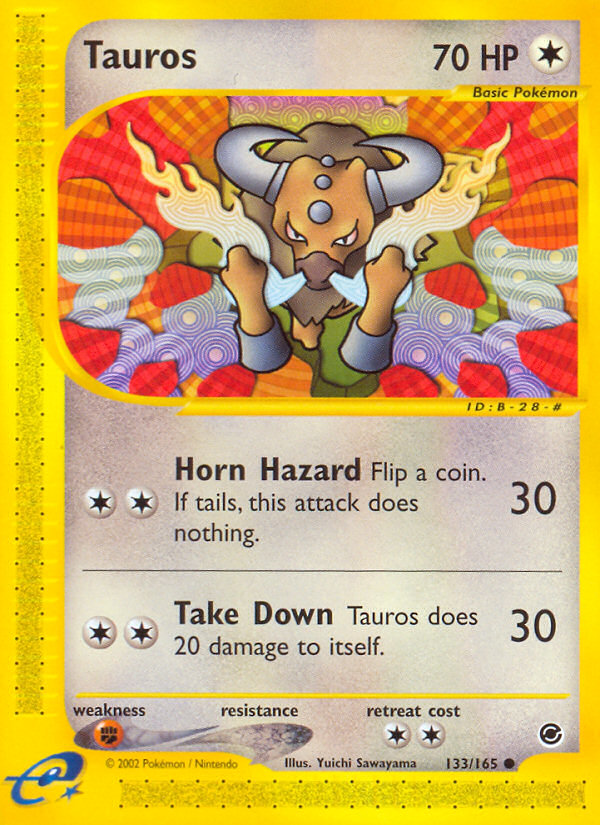 Tauros (133/165) [Expedition: Base Set] - Card Brawlers | Quebec | Canada | Yu-Gi-Oh!