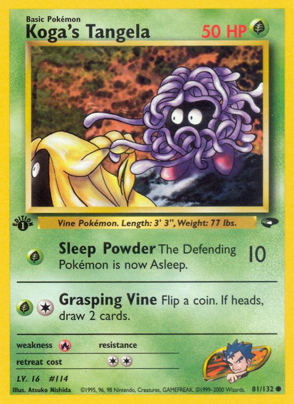 Koga's Tangela (81/132) [Gym Challenge 1st Edition] - Card Brawlers | Quebec | Canada | Yu-Gi-Oh!