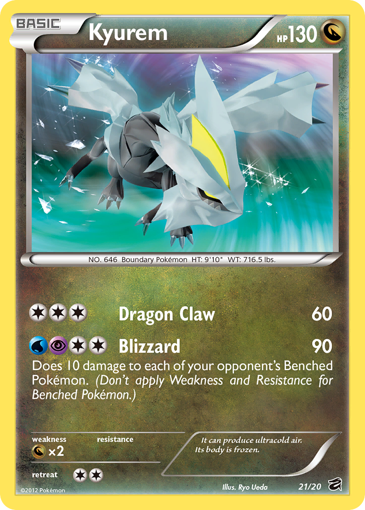 Kyurem (21/20) [Black & White: Dragon Vault] - Card Brawlers | Quebec | Canada | Yu-Gi-Oh!