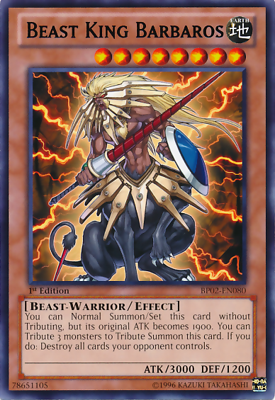 Beast King Barbaros [BP02-EN080] Mosaic Rare - Card Brawlers | Quebec | Canada | Yu-Gi-Oh!