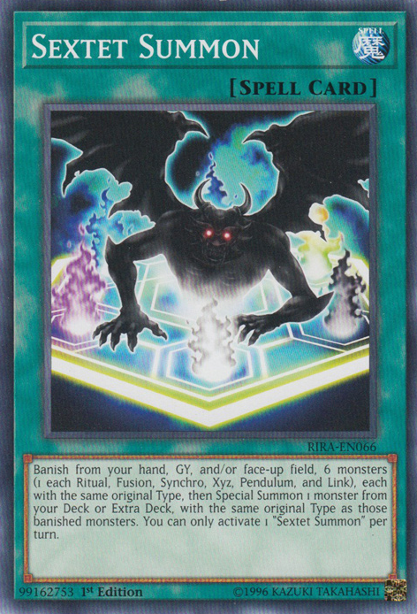 Sextet Summon [RIRA-EN066] Common - Card Brawlers | Quebec | Canada | Yu-Gi-Oh!