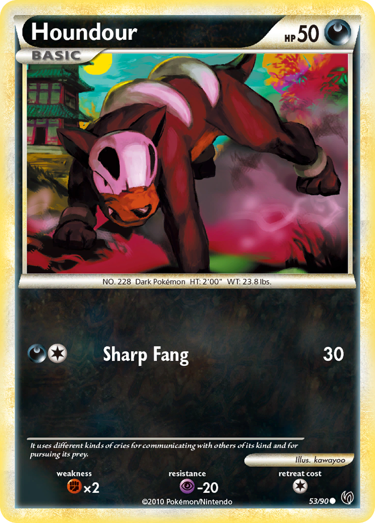 Houndour (53/90) [HeartGold & SoulSilver: Undaunted] - Card Brawlers | Quebec | Canada | Yu-Gi-Oh!