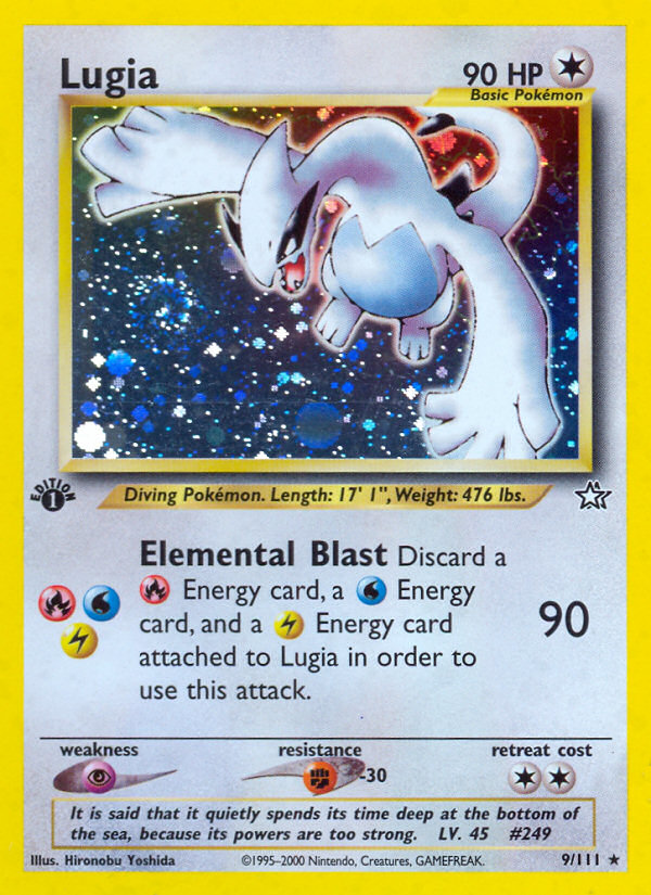 Lugia (9/111) [Neo Genesis 1st Edition] - Card Brawlers | Quebec | Canada | Yu-Gi-Oh!