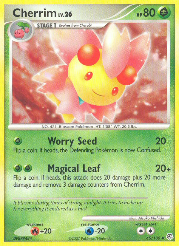 Cherrim (45/130) [Diamond & Pearl: Base Set] - Card Brawlers | Quebec | Canada | Yu-Gi-Oh!