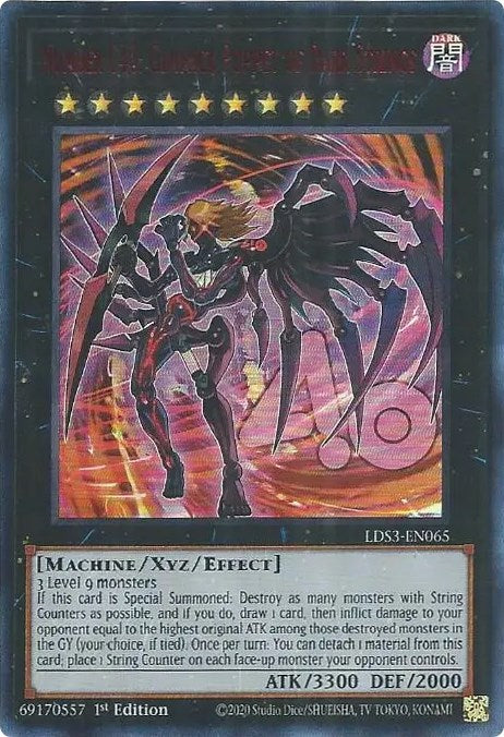 Number C40: Gimmick Puppet of Dark Strings (Red) [LDS3-EN065] Ultra Rare - Card Brawlers | Quebec | Canada | Yu-Gi-Oh!