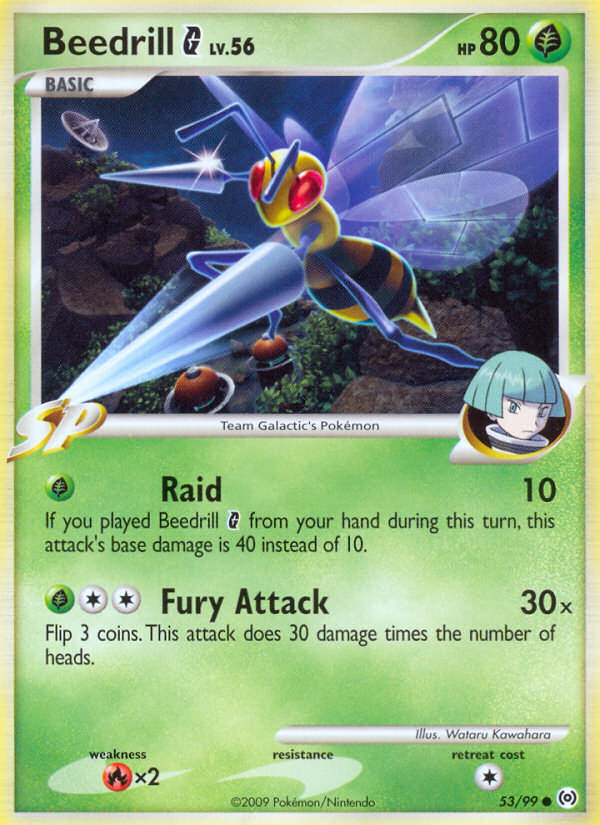 Beedrill G (53/99) [Platinum: Arceus] - Card Brawlers | Quebec | Canada | Yu-Gi-Oh!