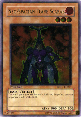 Neo-Spacian Flare Scarab [POTD-EN004] Ultimate Rare - Card Brawlers | Quebec | Canada | Yu-Gi-Oh!