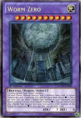 Worm Zero [HA03-EN056] Secret Rare - Card Brawlers | Quebec | Canada | Yu-Gi-Oh!