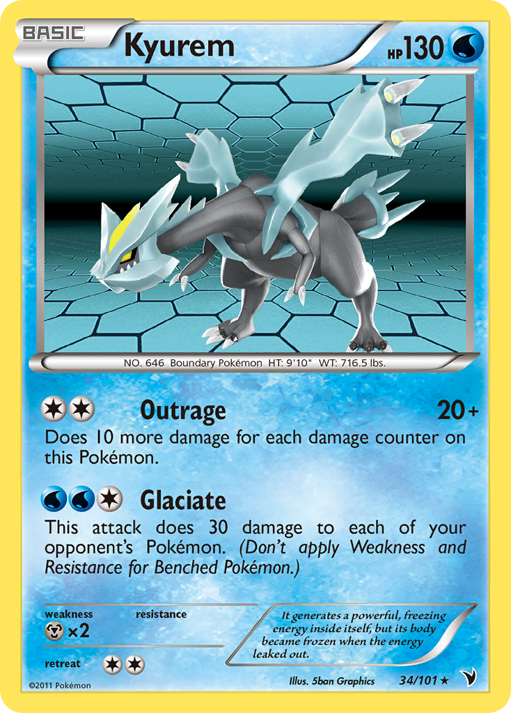 Kyurem (34/101) [Black & White: Noble Victories] - Card Brawlers | Quebec | Canada | Yu-Gi-Oh!
