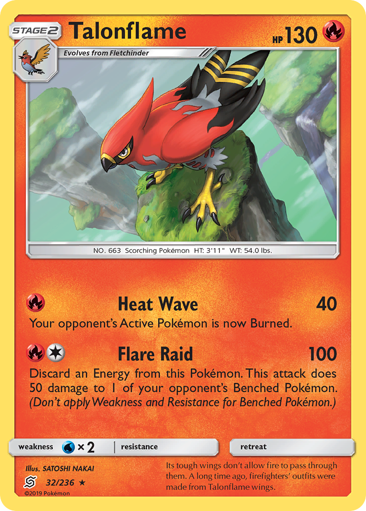 Talonflame (32/236) [Sun & Moon: Unified Minds] - Card Brawlers | Quebec | Canada | Yu-Gi-Oh!