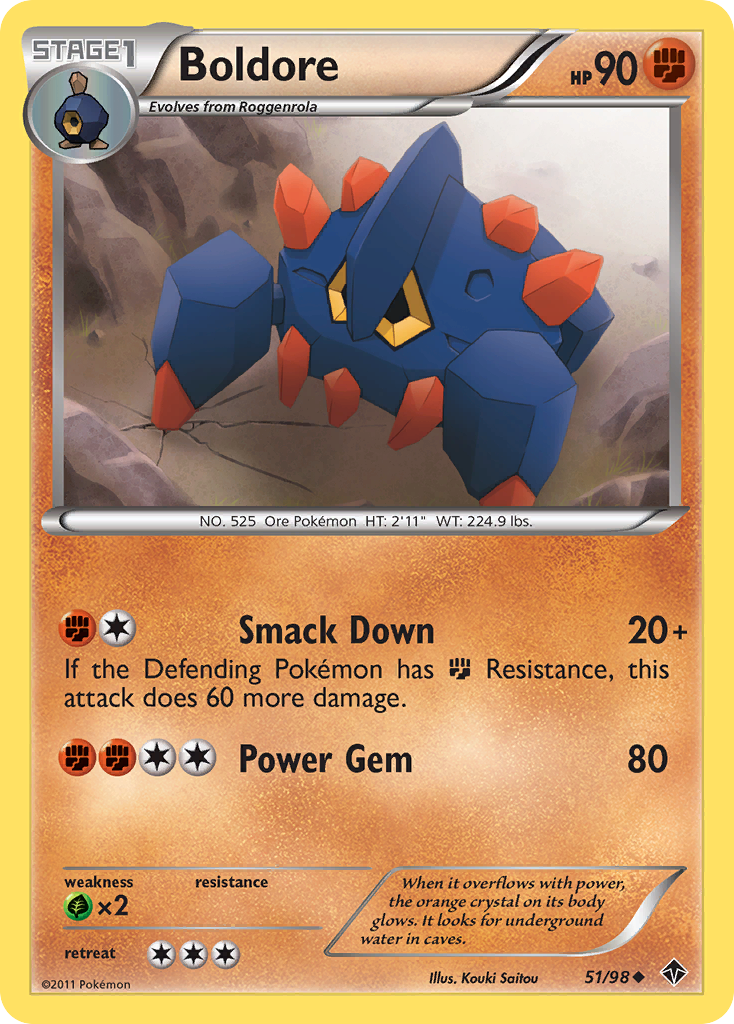 Boldore (51/98) [Black & White: Emerging Powers] - Card Brawlers | Quebec | Canada | Yu-Gi-Oh!