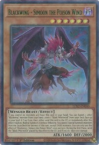 Blackwing - Simoon the Poison Wind (Green) [LDS2-EN040] Ultra Rare - Card Brawlers | Quebec | Canada | Yu-Gi-Oh!