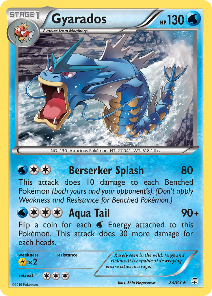 Gyarados (23/83) [XY: Generations] - Card Brawlers | Quebec | Canada | Yu-Gi-Oh!