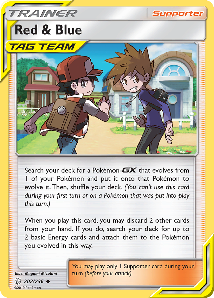 Red & Blue (202/236) [Sun & Moon: Cosmic Eclipse] - Card Brawlers | Quebec | Canada | Yu-Gi-Oh!