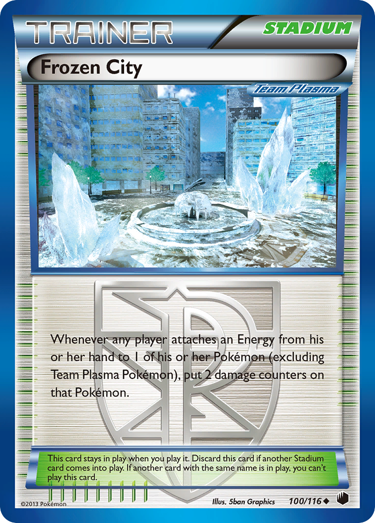 Frozen City (100/116) [Black & White: Plasma Freeze] - Card Brawlers | Quebec | Canada | Yu-Gi-Oh!