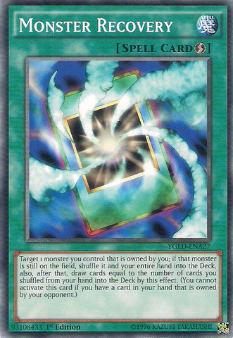 Monster Recovery [YGLD-ENA27] Common - Yu-Gi-Oh! - Card Brawlers | Quebec | Canada |