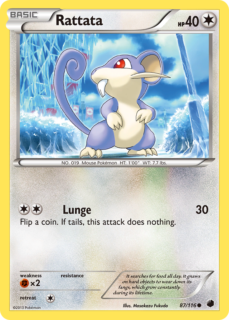 Rattata (87/116) [Black & White: Plasma Freeze] - Card Brawlers | Quebec | Canada | Yu-Gi-Oh!