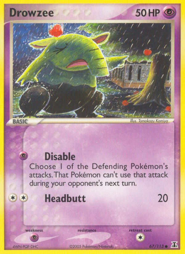 Drowzee (67/113) [EX: Delta Species] - Card Brawlers | Quebec | Canada | Yu-Gi-Oh!
