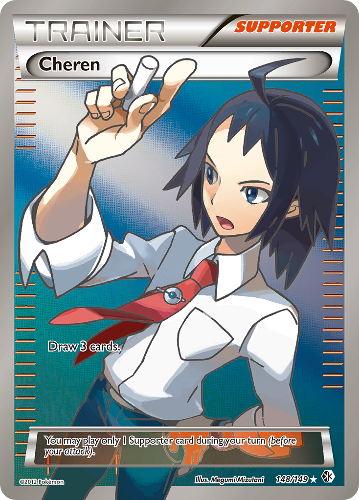Cheren (148/149) [Black & White: Boundaries Crossed] - Card Brawlers | Quebec | Canada | Yu-Gi-Oh!