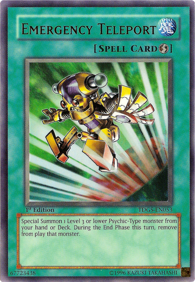 Emergency Teleport [TDGS-EN053] Ultra Rare - Card Brawlers | Quebec | Canada | Yu-Gi-Oh!