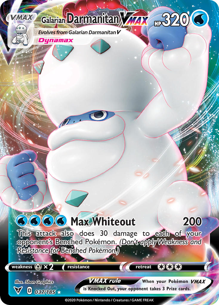 Galarian Darmanitan VMAX (037/185) [Sword & Shield: Vivid Voltage] - Card Brawlers | Quebec | Canada | Yu-Gi-Oh!
