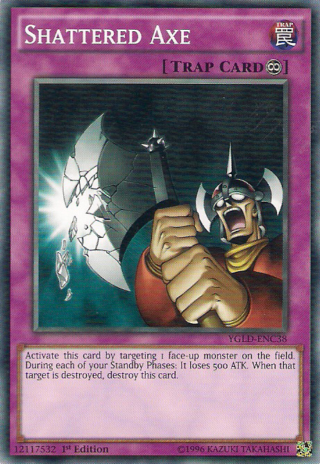 Shattered Axe [YGLD-ENC38] Common - Card Brawlers | Quebec | Canada | Yu-Gi-Oh!