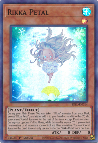 Rikka Petal [SESL-EN014] Super Rare - Card Brawlers | Quebec | Canada | Yu-Gi-Oh!