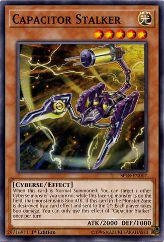 Capacitor Stalker [SP18-EN007] Common - Card Brawlers | Quebec | Canada | Yu-Gi-Oh!