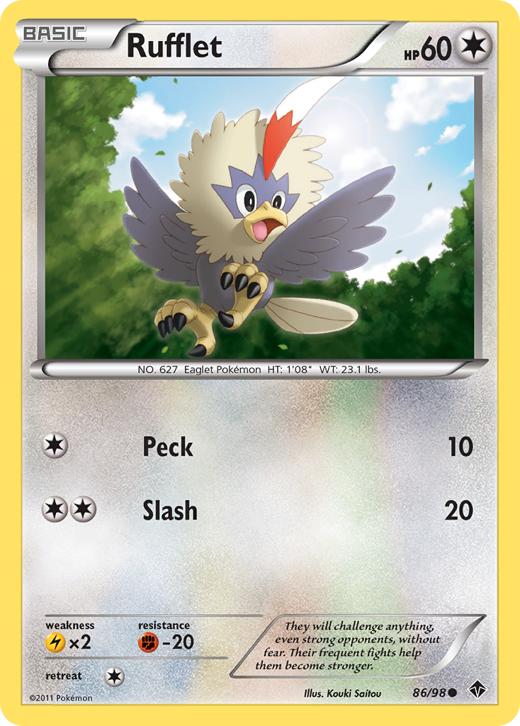 Rufflet (86/98) [Black & White: Emerging Powers] - Card Brawlers | Quebec | Canada | Yu-Gi-Oh!