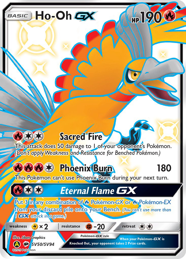 Ho-Oh GX (SV50/SV94) [Sun & Moon: Hidden Fates - Shiny Vault] - Card Brawlers | Quebec | Canada | Yu-Gi-Oh!