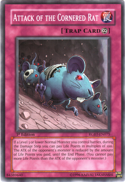 Attack of the Cornered Rat [RGBT-EN075] Common - Card Brawlers | Quebec | Canada | Yu-Gi-Oh!