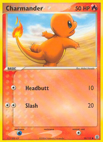 Charmander (58/112) [EX: FireRed & LeafGreen] - Card Brawlers | Quebec | Canada | Yu-Gi-Oh!