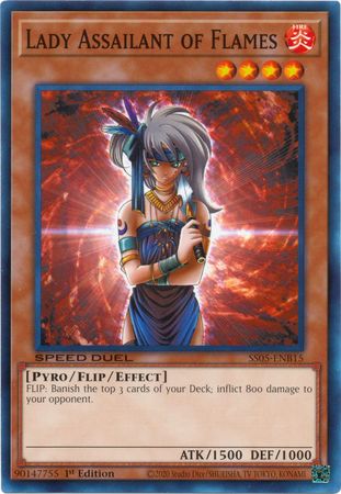 Lady Assailant of Flames [SS05-ENB15] Common - Card Brawlers | Quebec | Canada | Yu-Gi-Oh!