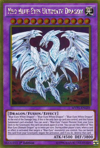 Neo Blue-Eyes Ultimate Dragon [MVP1-ENG01] Gold Rare - Yu-Gi-Oh! - Card Brawlers | Quebec | Canada |