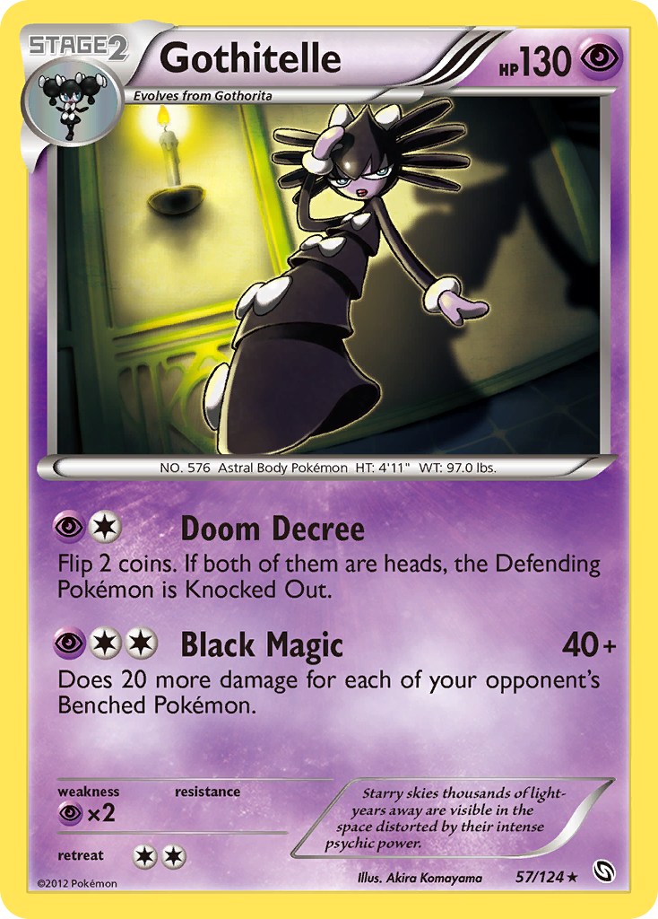 Gothitelle (57/124) [Black & White: Dragons Exalted] - Card Brawlers | Quebec | Canada | Yu-Gi-Oh!
