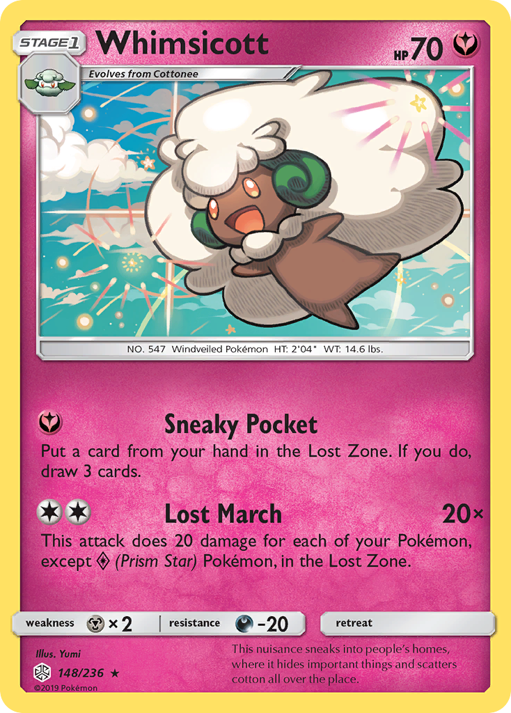 Whimsicott (148/236) [Sun & Moon: Cosmic Eclipse] - Card Brawlers | Quebec | Canada | Yu-Gi-Oh!