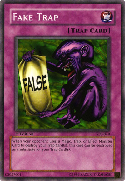 Fake Trap [SDJ-049] Common - Card Brawlers | Quebec | Canada | Yu-Gi-Oh!