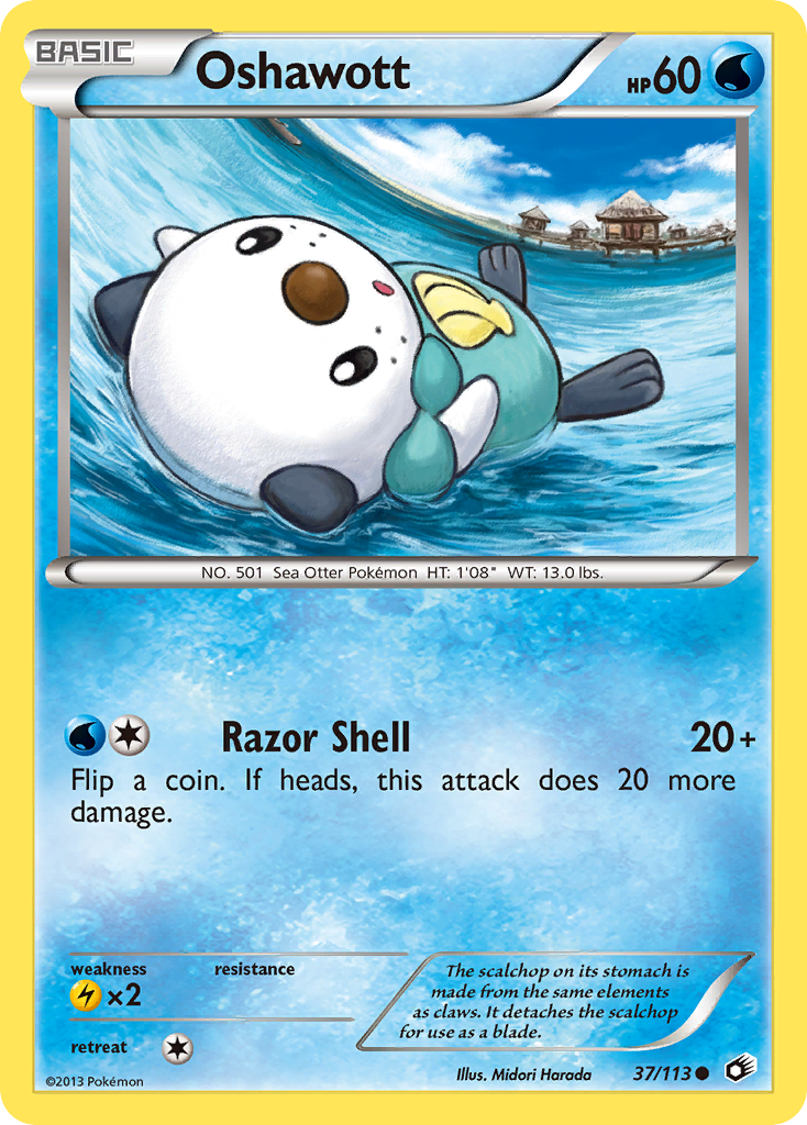 Oshawott (37/113) [Black & White: Legendary Treasures] - Card Brawlers | Quebec | Canada | Yu-Gi-Oh!
