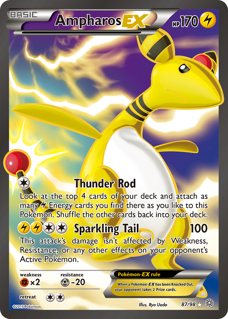 Ampharos EX (87/98) [XY: Ancient Origins] - Card Brawlers | Quebec | Canada | Yu-Gi-Oh!