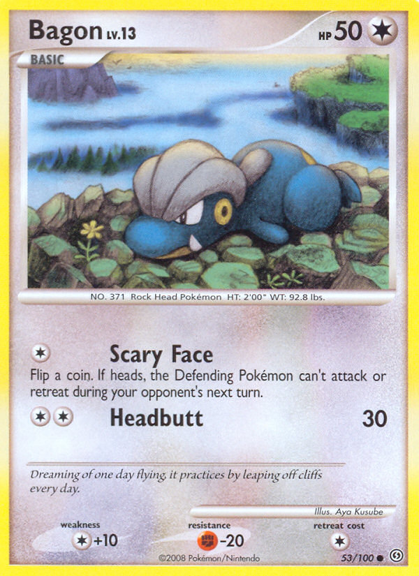 Bagon (53/100) [Diamond & Pearl: Stormfront] - Card Brawlers | Quebec | Canada | Yu-Gi-Oh!